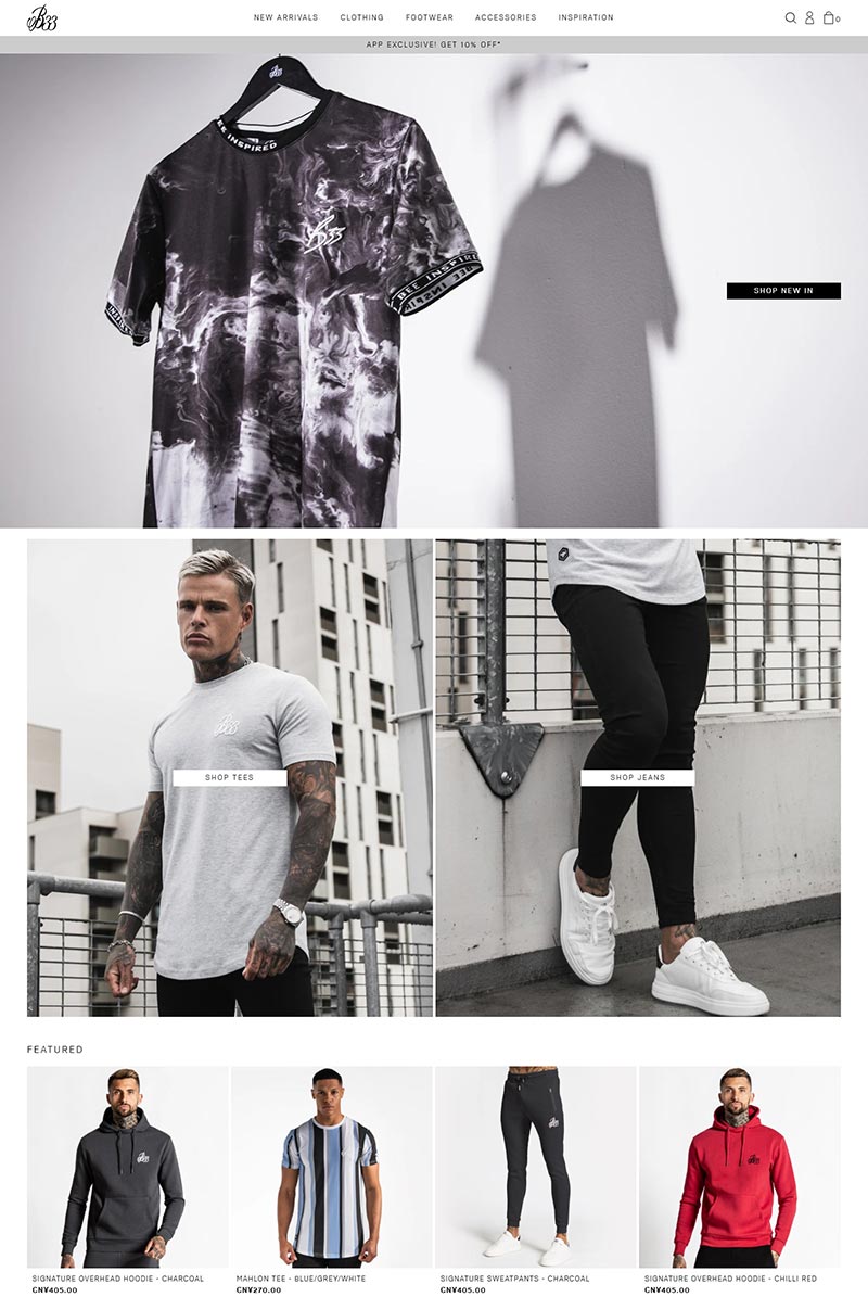 Bee Inspired Clothing 英国街头服饰配饰品牌网站