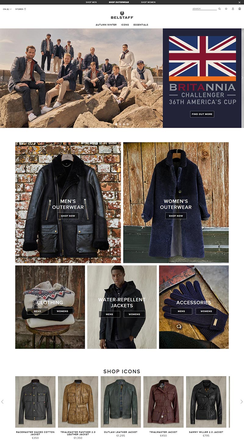 Belstaff 贝达弗-英国保暖防水外套品牌网站