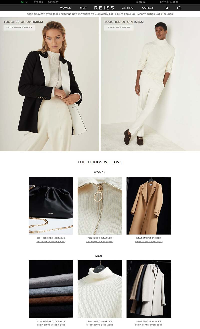 REISS UK 蕊丝-英国时尚服饰品牌官网