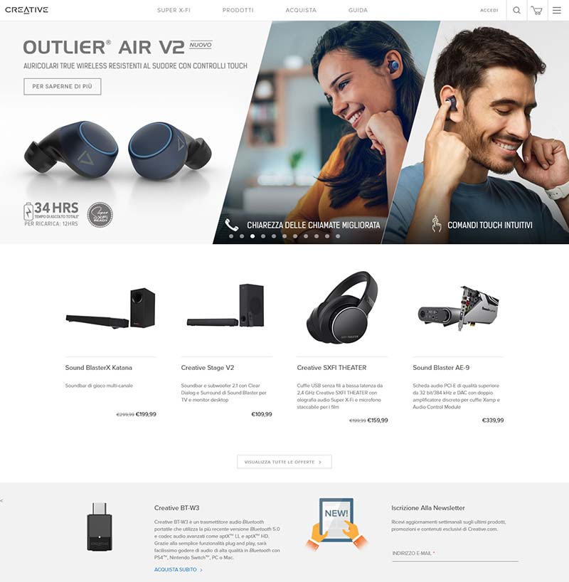 CreativeLabs IT 新加坡数码娱乐产品购物网站