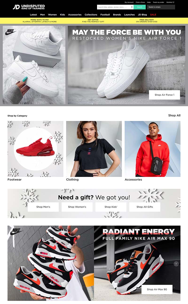 JD Sports Australia  英国品牌运动服饰澳大利亚官网