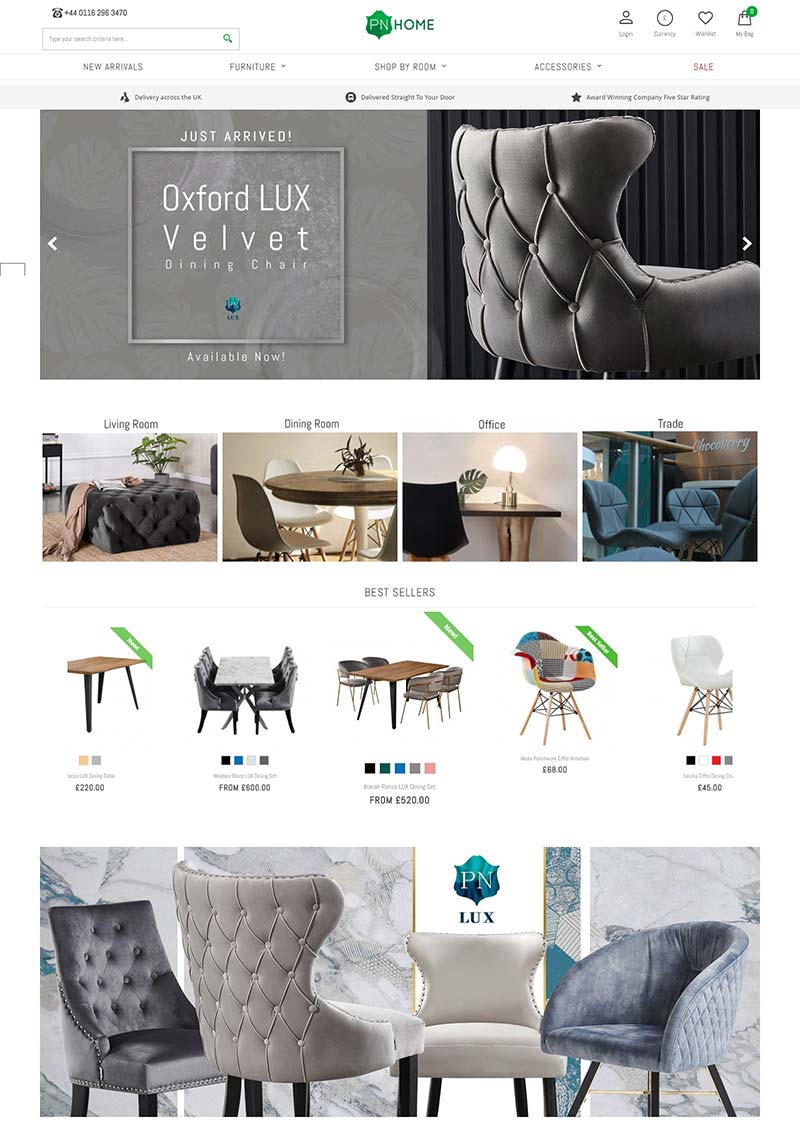 PN Home 英国品牌家具购物网站