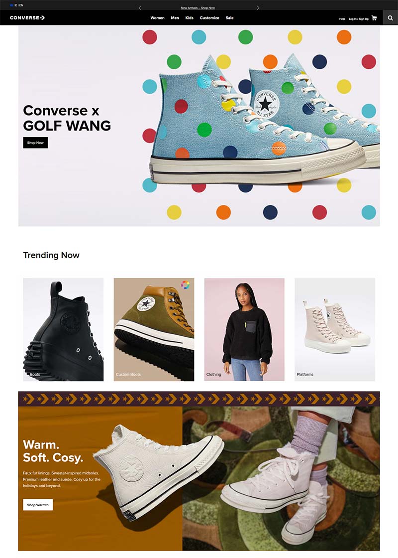 Converse IE 匡威-美国经典帆布鞋爱尔兰官网