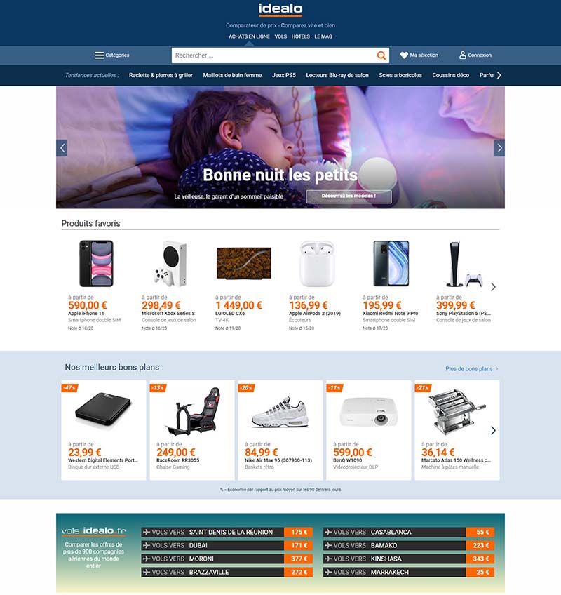 Idealo FR 法国综合性购物商城