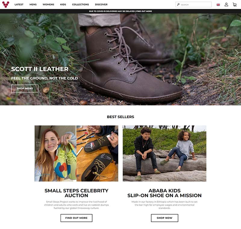 Vivobarefoot UK 英国光脚鞋品牌购物官网