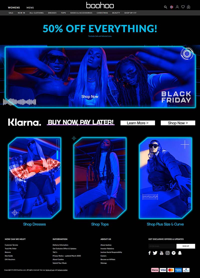 Boohoo DK 英国时尚服饰品牌丹麦官网