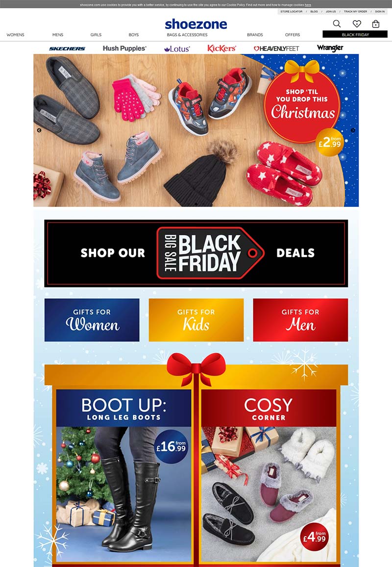Shoe Zone 英国平价鞋履购物网站