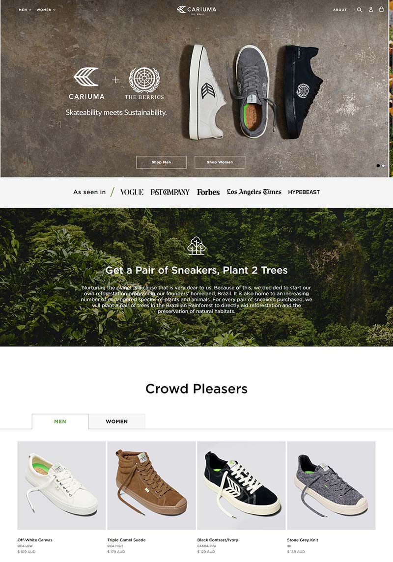 Cariuma International 巴西知名板鞋品牌国际站
