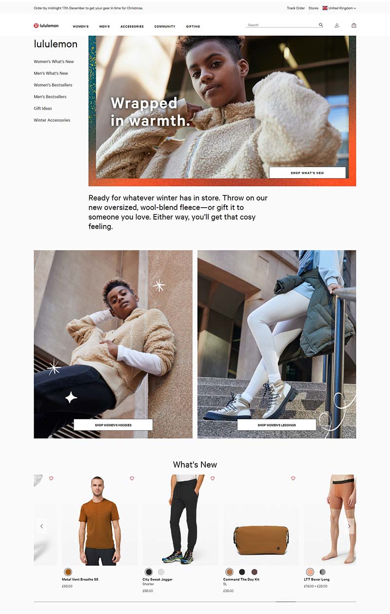 Lululemon 加拿大知名体育服饰品牌英国官网