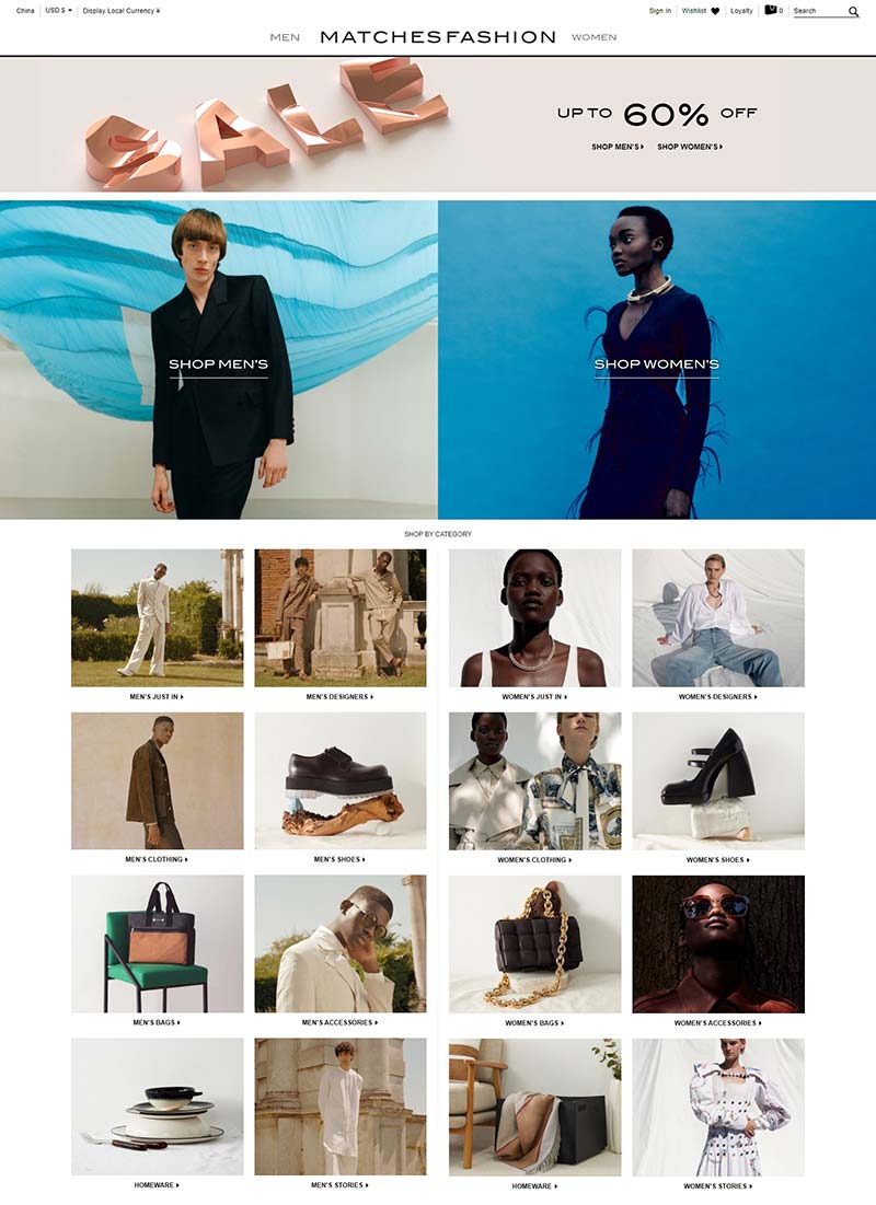 Matches Fashion 英国时尚奢侈品购物网站