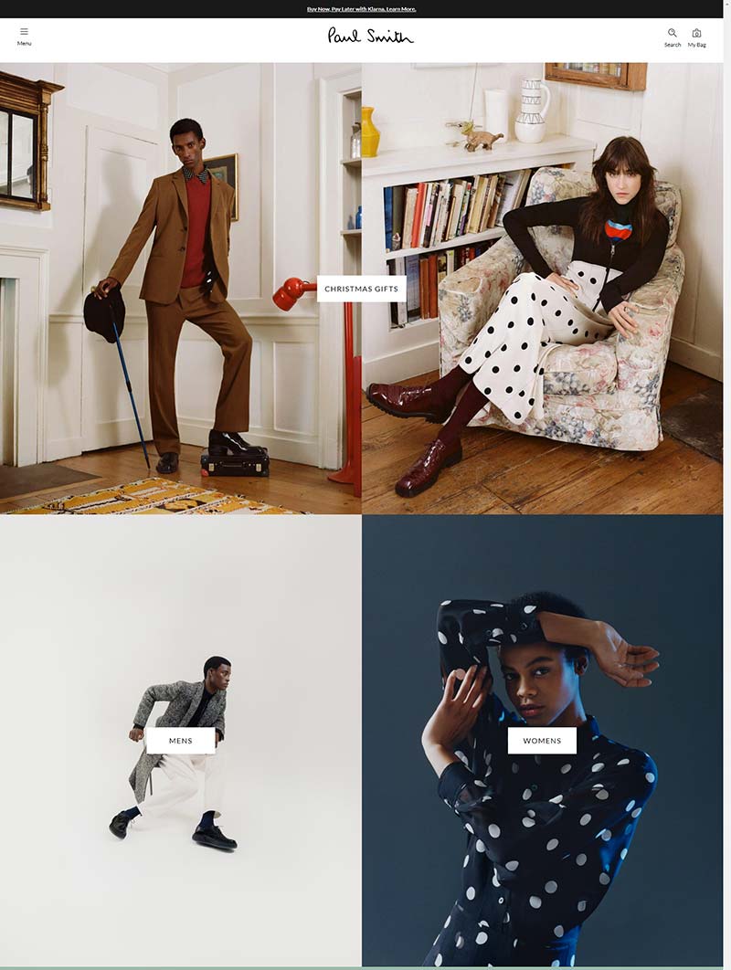 Paul Smith 保罗·史密斯-英国设计师品牌网站