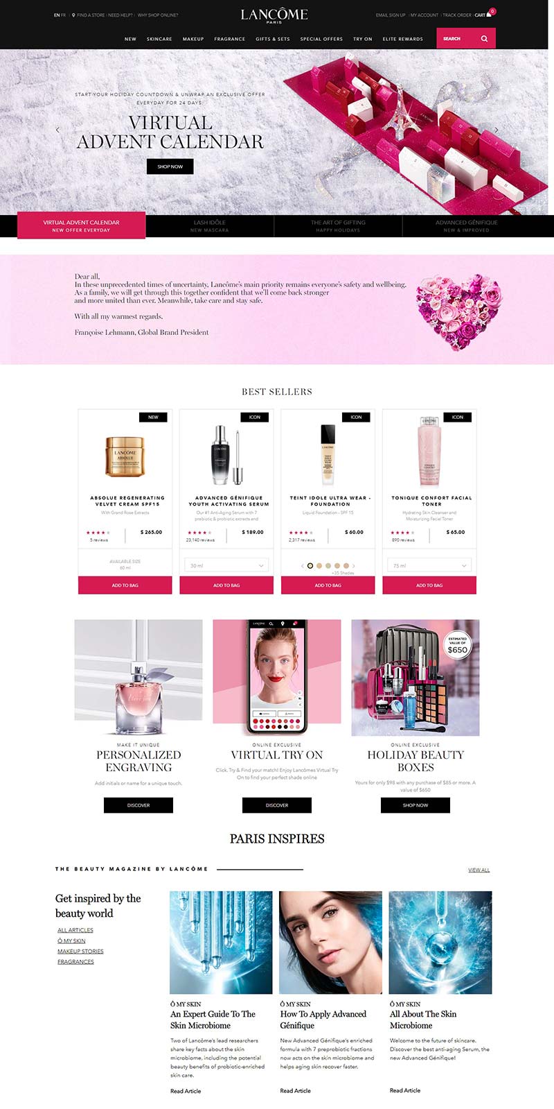 Lancome CA 兰蔻加拿大官网