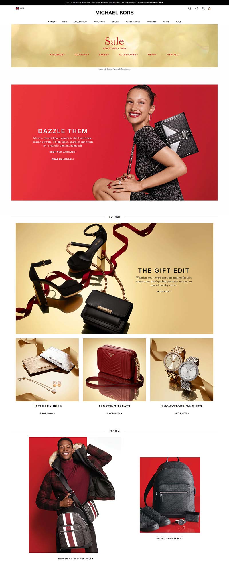 Michael Kors 迈克高仕-美国奢侈品品牌英国官网