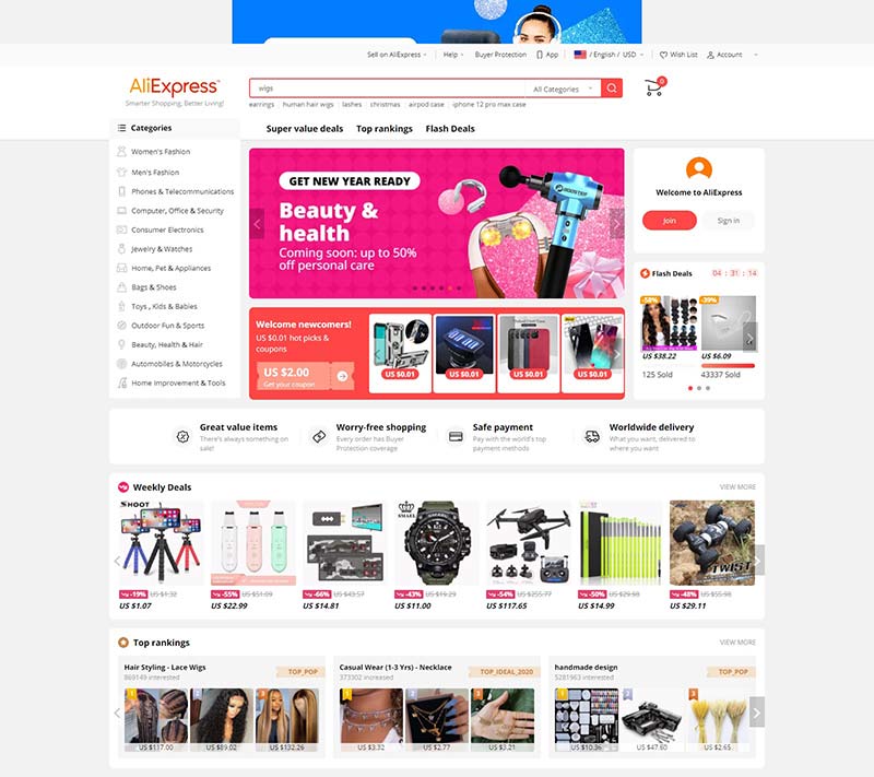 AliExpress IT 全球速卖通意大利官网