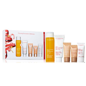 包税！Clarins 娇韵诗 焕颜紧致面部身体护肤五件套装49折£48.3