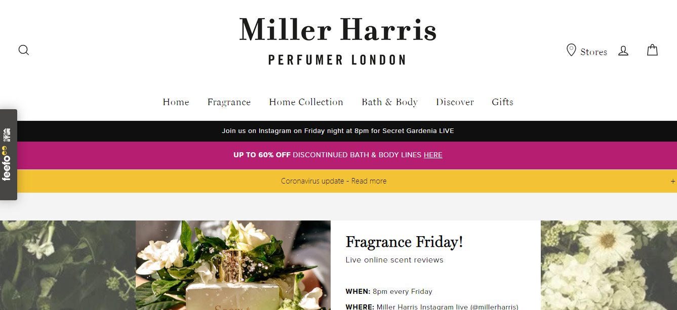 Miller Harris香水米勒海莉诗官方网站
