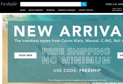 Freshpair 美国内衣网站
