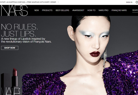 NARS 美国专业彩妆品牌网站