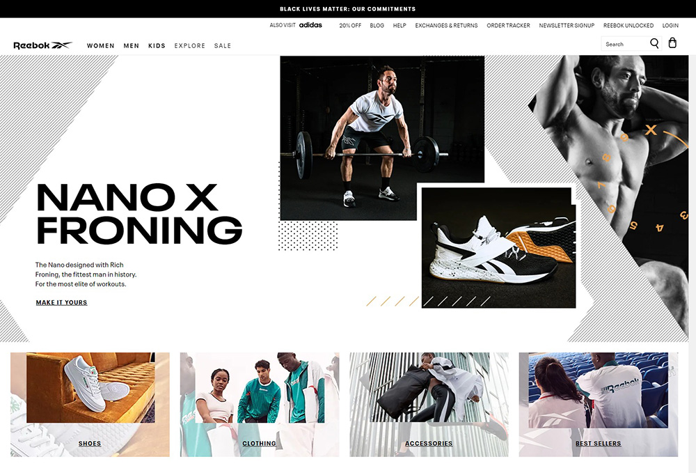 reebok 锐步运动品牌官网