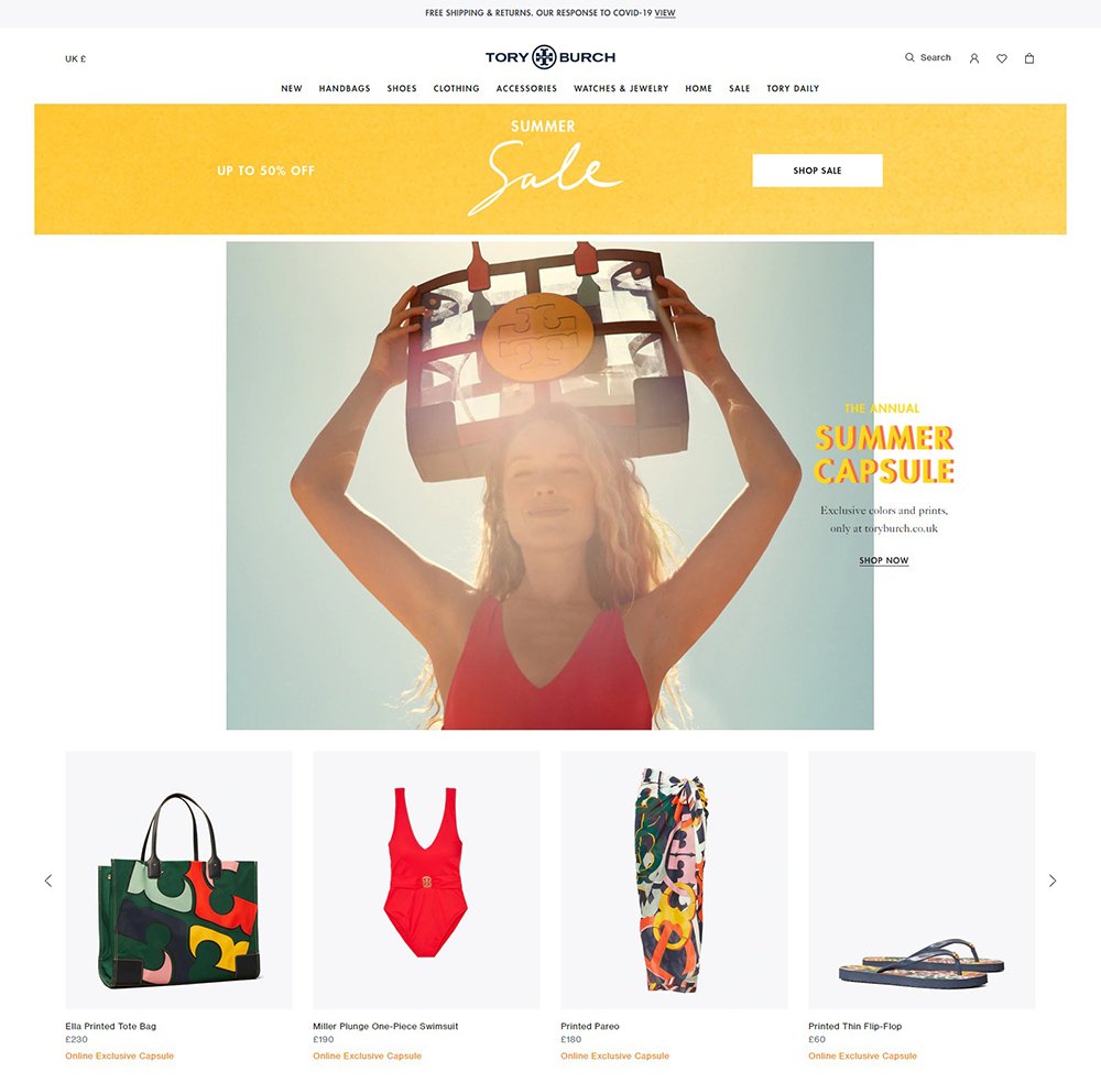 Tory Burch UK托里伯奇品牌官网