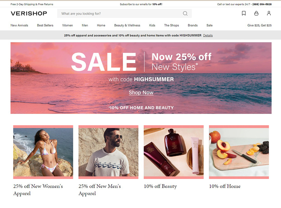 Verishop 奢侈品商城官网