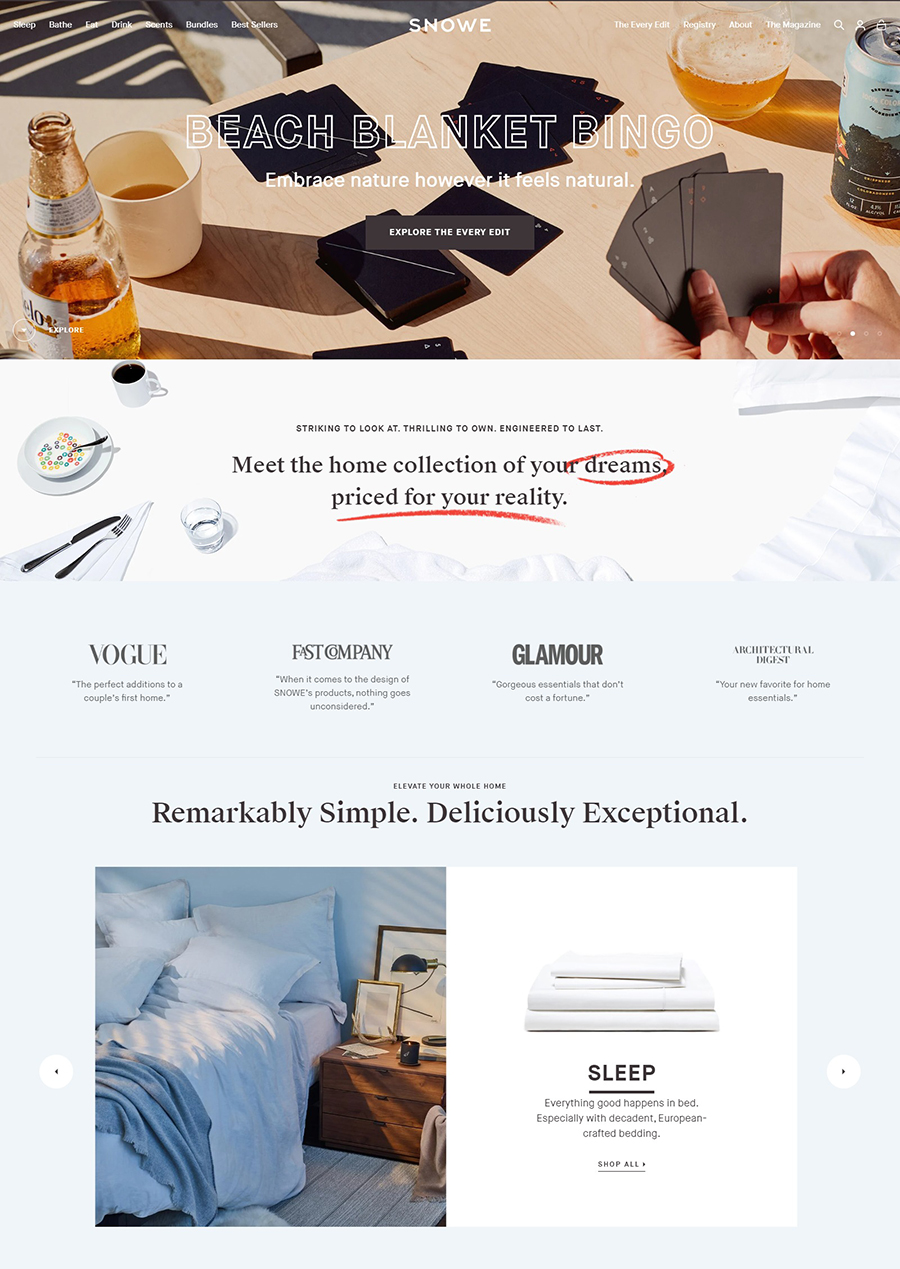 Snowe 斯诺豪华家居品牌官网