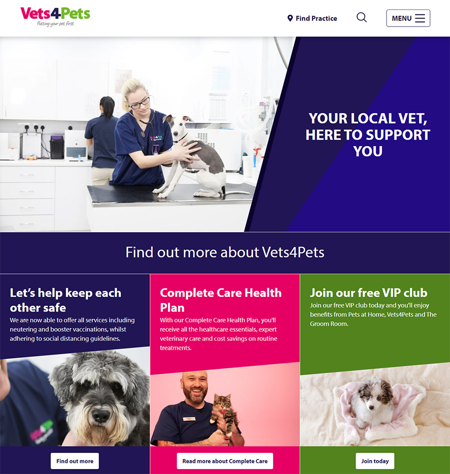 Pets at Home  英国宠物用品网站