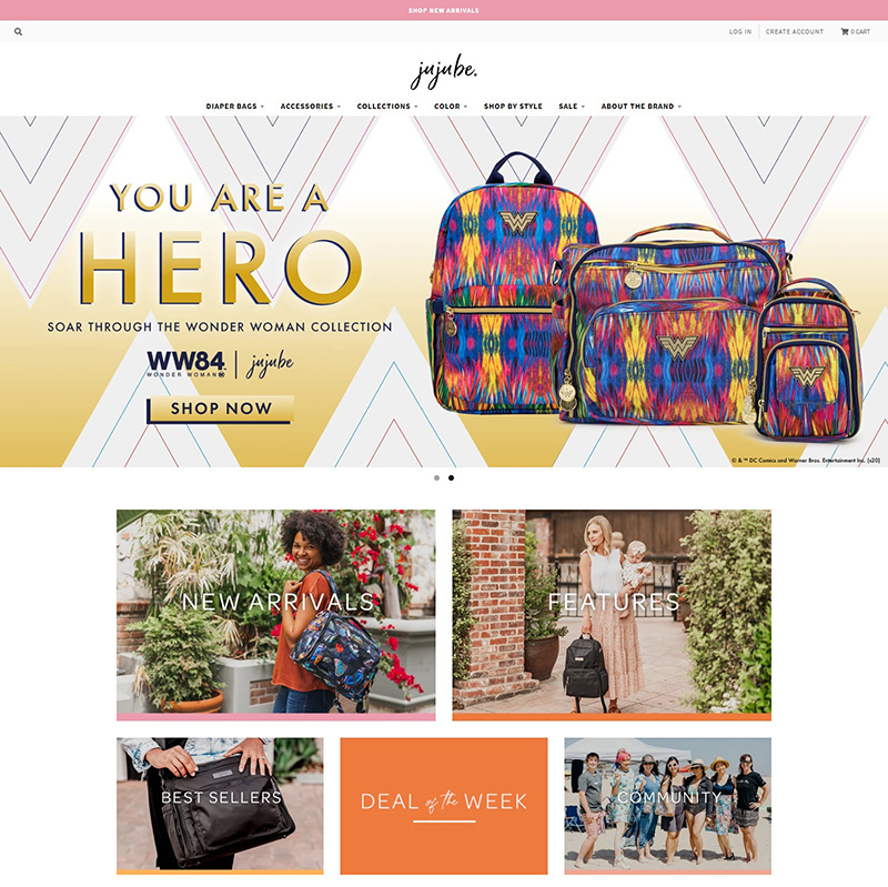 JuJuBe Intl LLC 美国功能型包包手袋零售网站