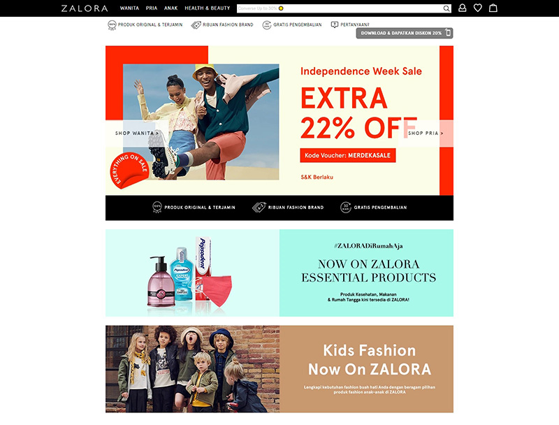 Zalora Malaysia  亚洲在线时尚服装零售网站
