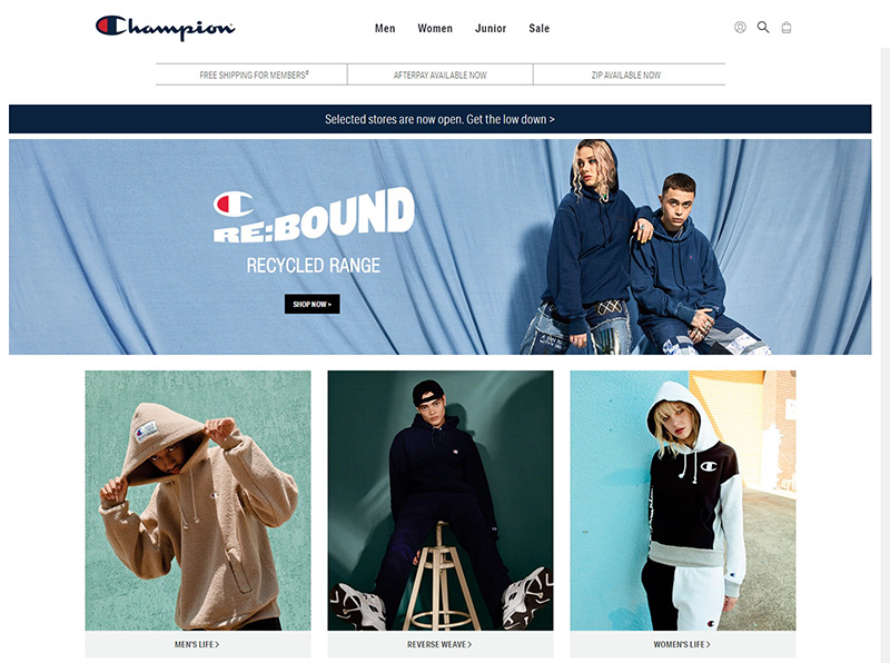 Champion Australia  美国冠军品牌运动服官网
