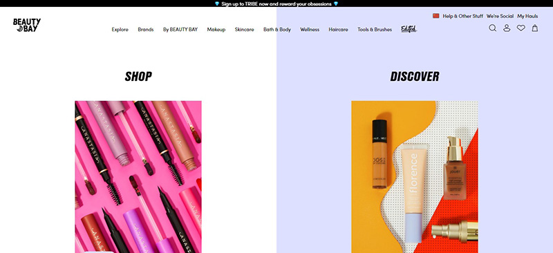 BeautyBay.com 英国品牌美妆产品在线零售网站