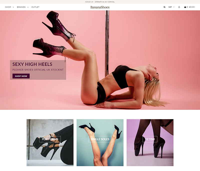 BananaShoes 美国贵族风格品牌鞋履网站