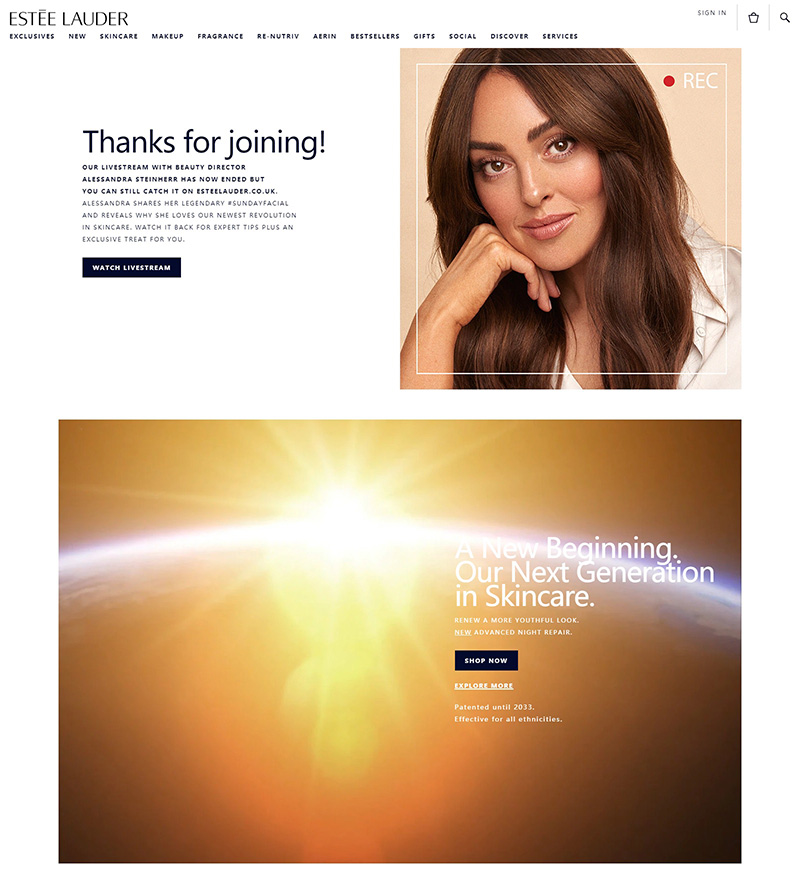Estee Lauder UK 雅诗兰黛英国官网
