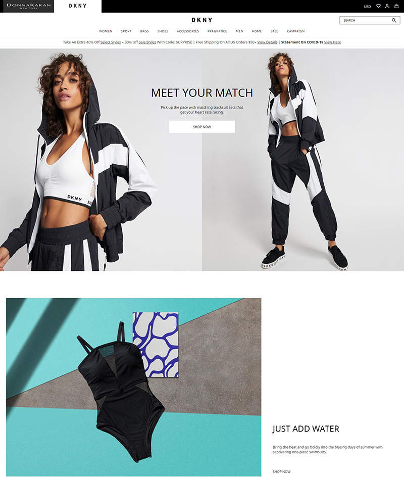 DKNY 唐可娜儿品牌官网