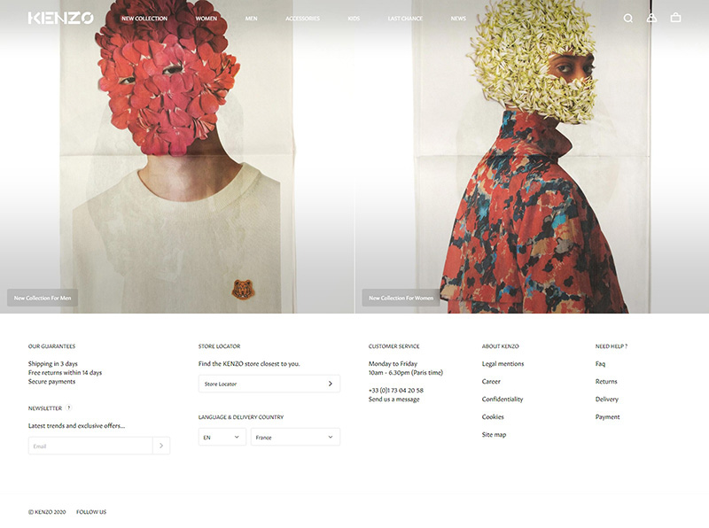 KENZO 时尚服饰品牌官网
