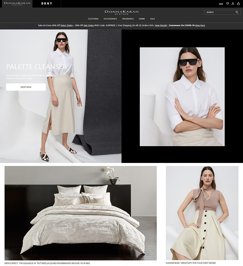 DKNY 唐可娜儿品牌官网