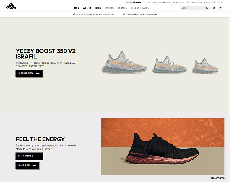 Adidas US 阿迪达斯美国官网