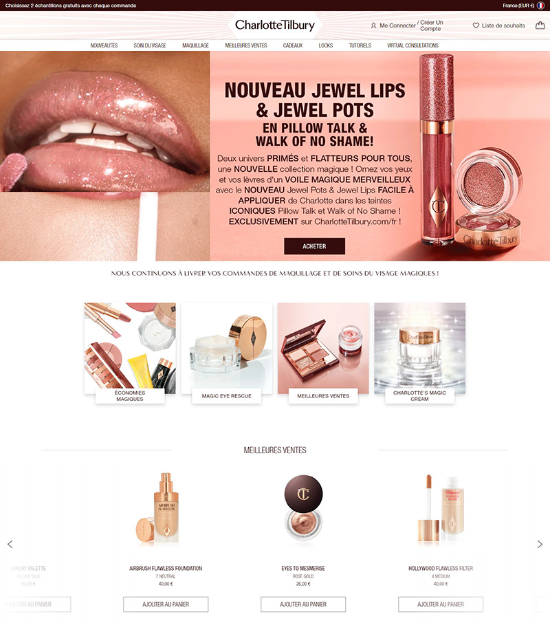 Charlotte Tilbury FR  美妆专家法国官网