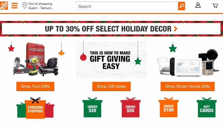 The Home Depot 全球最大的家居装修零售网站