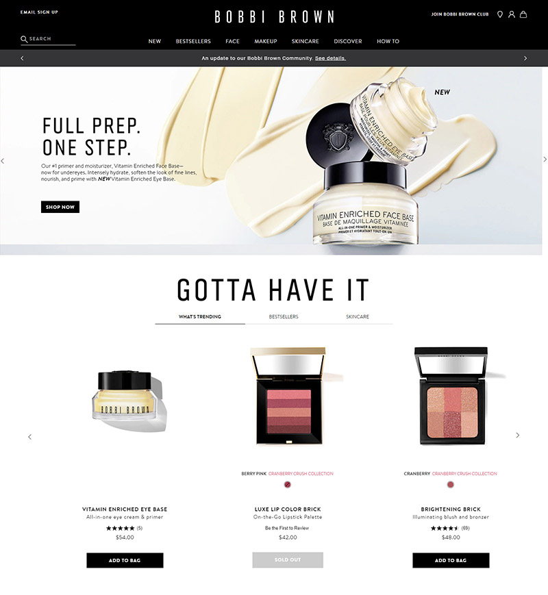 Bobbi Brown 芭比布朗-世界顶级彩妆品牌网站