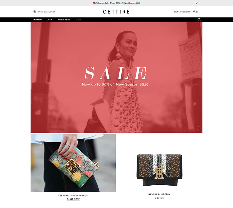 Cettire Global 澳洲最大的时尚奢侈品