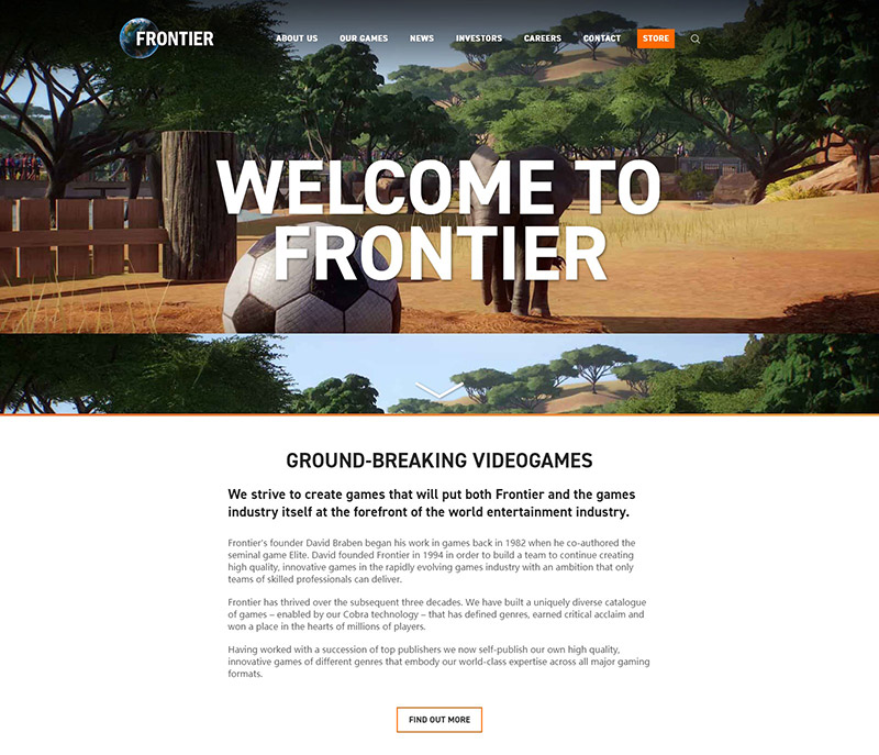 Frontier Dev US 创新型游戏海淘网站