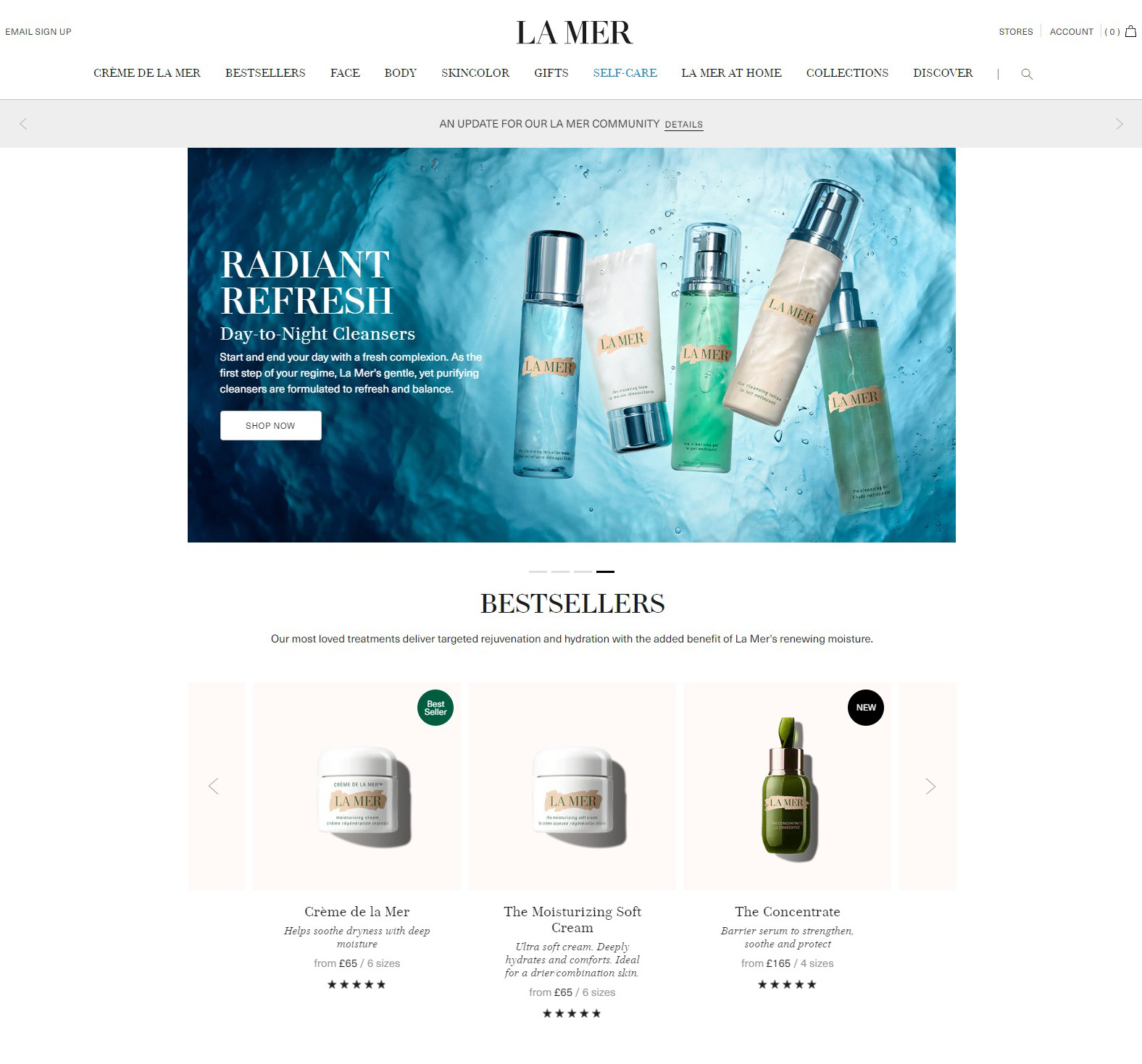 Creme de la Mer UK 品牌护肤英国官网