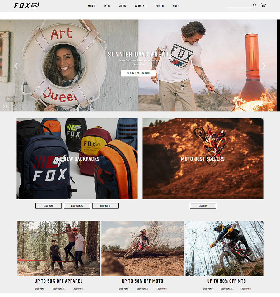 Fox Racing 越野服装品牌官网