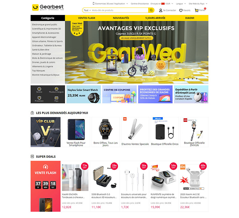 Gearbest FR 美国电子产品海淘网站
