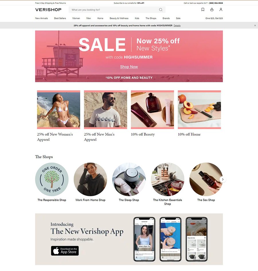 Verishop Inc 全球品牌购物商城网站