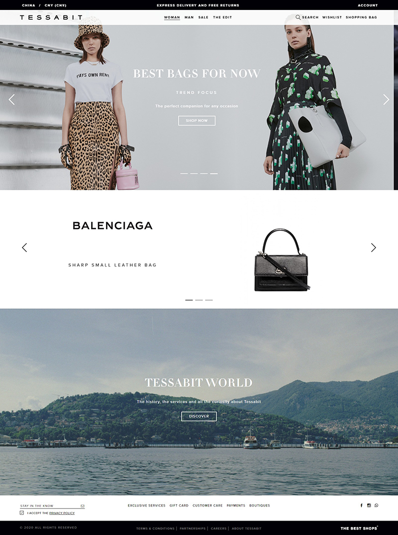 TESSABIT US 美国高端精品服饰网站