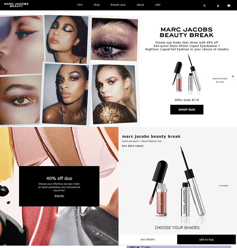 Marc Jacobs Beauty 女性专业美妆品牌网站