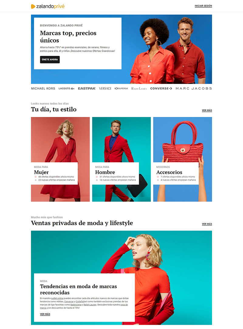Zalando Prive 欧洲最大的服装和鞋类门户网站