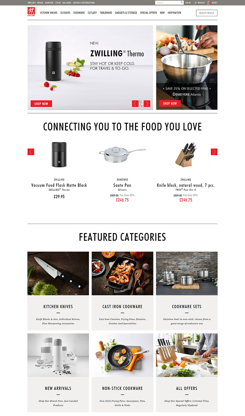 Zwilling 德国双立人品牌购物网站